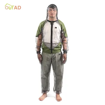 

Outdoor fishing clothes Anti mosquito clothing men quick-drying breathable fishing hat with mosquito net mosquito prevent suit