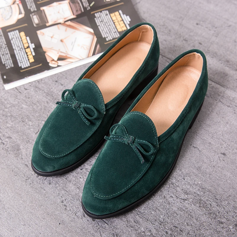 

Fashion Loafers Shoes for Men Casual Green Orange Large Size 38-47 Causal Sneakers Fashion Men Moccasins Men Loafers Suede