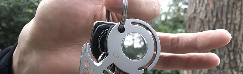 Открытый EDC Мульти-инструмент карманная цепочка для ключей мульти инструменты практичные карабины гравитационный крюк брелки кемпинг выживания инструмент для путешествий