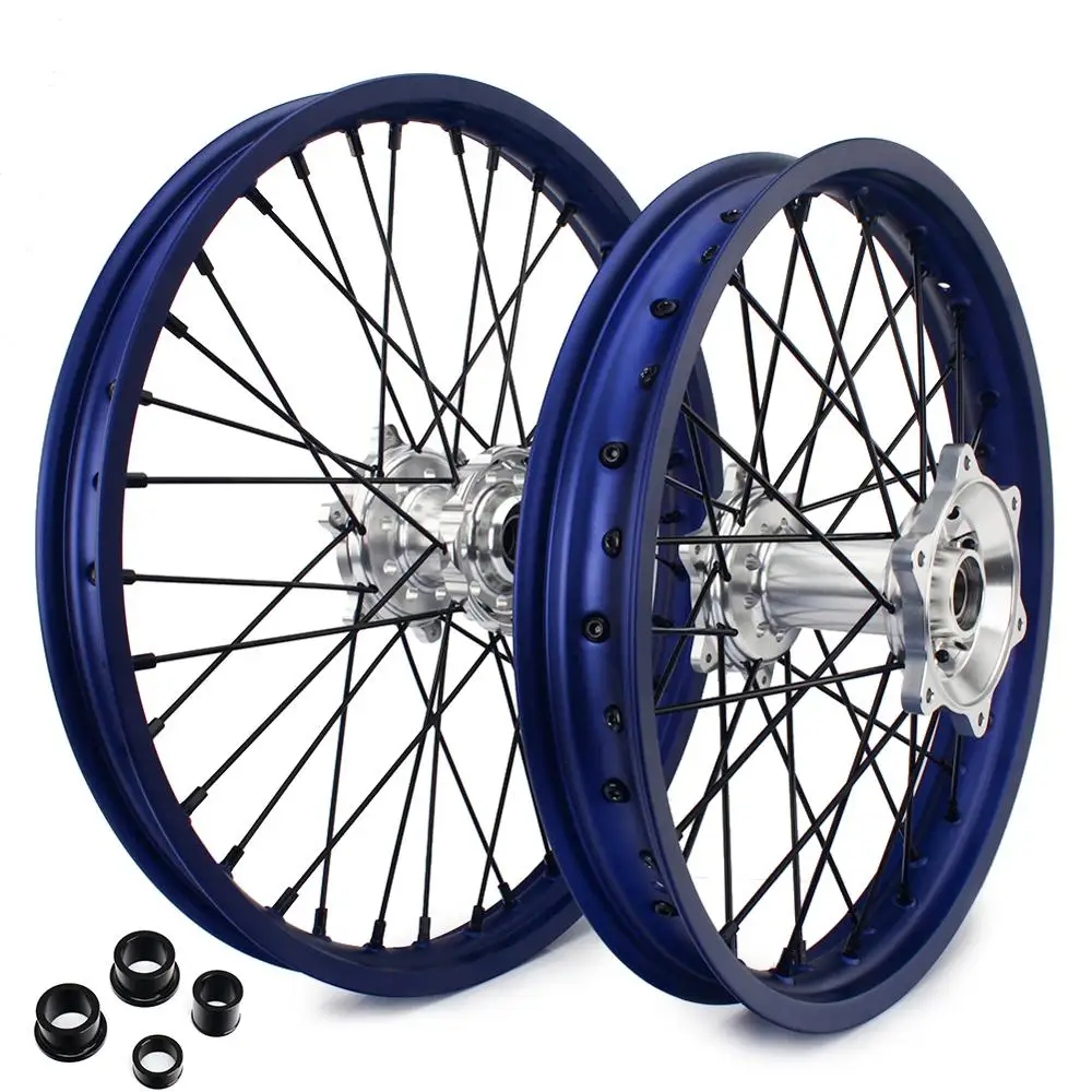 

BIKINGBOY 21" 18" MX Front Rear Wheel Rims Hubs Sets For Yamaha YZ250F YZ450F YZF 250 450 2014 2015 2016 2017 2018 2019 14-19