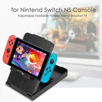 

Portable Gamepad Vertical Stand Holder Bracket Dock Base Fit for Nintend Switch NS Arbitrary Adjustment 30 /45 /60 Degree