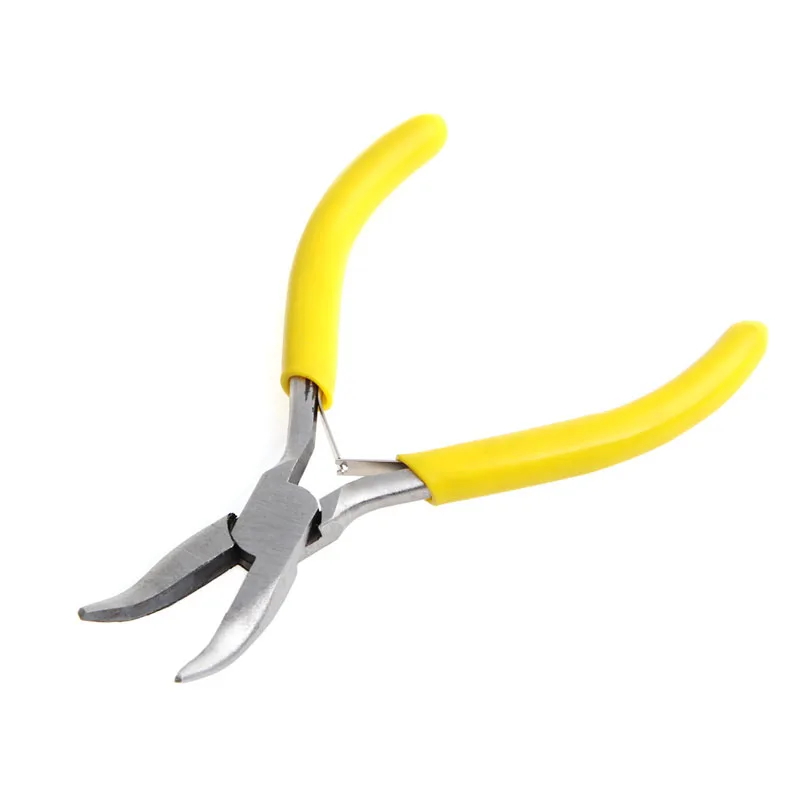 

DIY Mini Bent Nose Jewelry Pliers Practical Jewelry Handmade Carbon Steel Tool