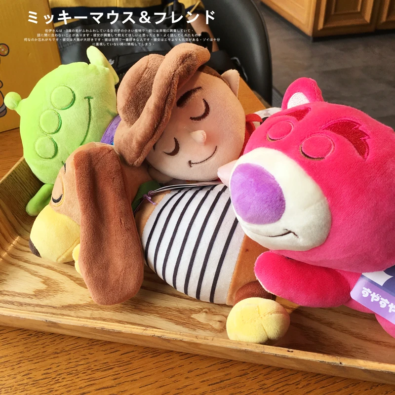Лежа спать Вуди собака Спиралька lotso мягкая игрушка клубничный медведь Alien