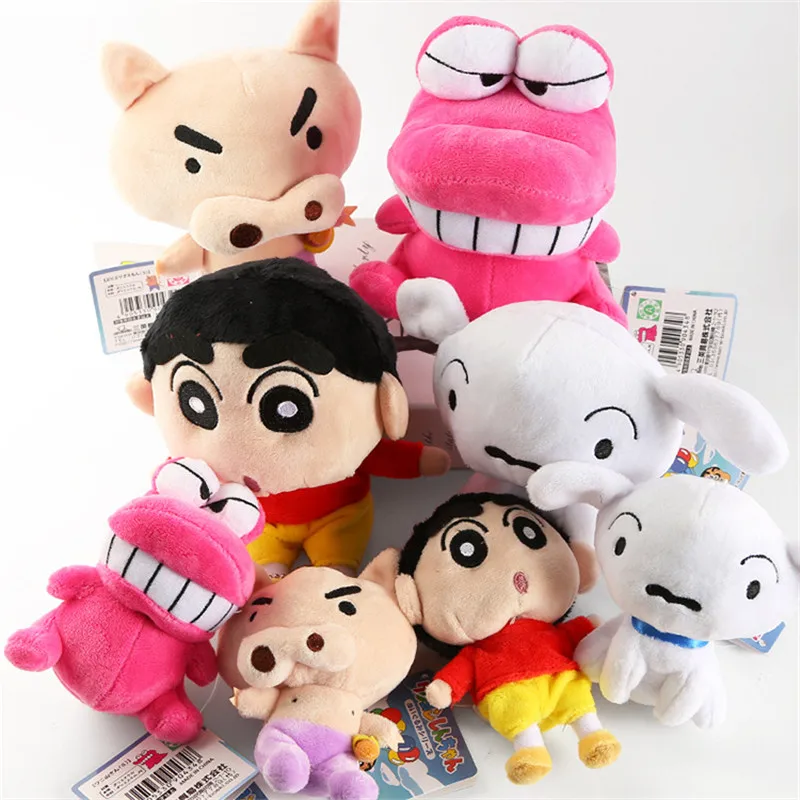 

Anime Crayon Shin-chan BURIBURI ZAEMON Nohara Koshirai Dinosaur Stuffed Plush Toys Plush Doll Toys For Kid Birthday Gifts