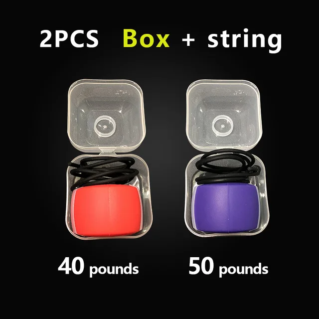 Food-grade Silica Gel Jaw Exercise Line Ball Muscle Trainin Fitness Ball Neck Face Toning  Jaw Muscle Training Face lift red purple