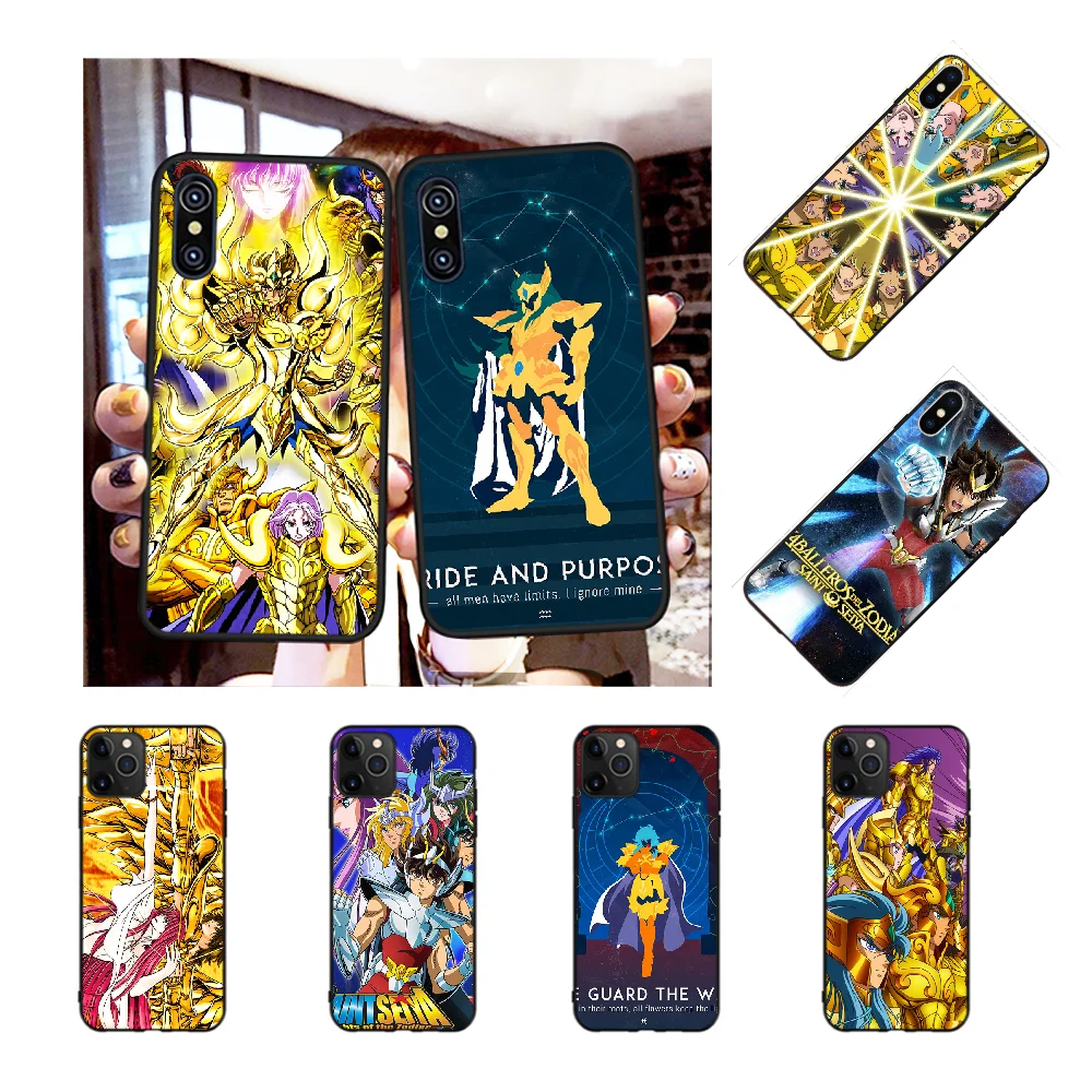 

NBDRUICAI Anime Saint Seiya Knights of the Zodiac DIY Luxury Phone Case for iPhone 11 pro XS MAX 8 7 6 6S Plus X 5S SE XR case