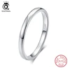 ORSA JEWELS 100% Real 925 Sterling Silver Rings for Women Simple 2019 Classic Wedding Ring Fashion Female Wholesale Jewelry SR74 1