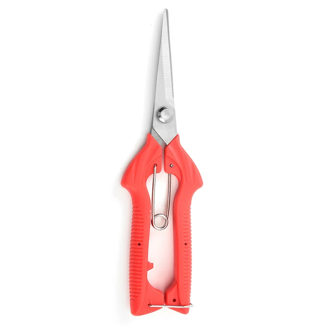 HDL Garden Tools Flowers Bonsai Scissors Stainless Steel Pruning Shears Can Be Used For Fruit Picking In The Orchard Triangle spring 21CM