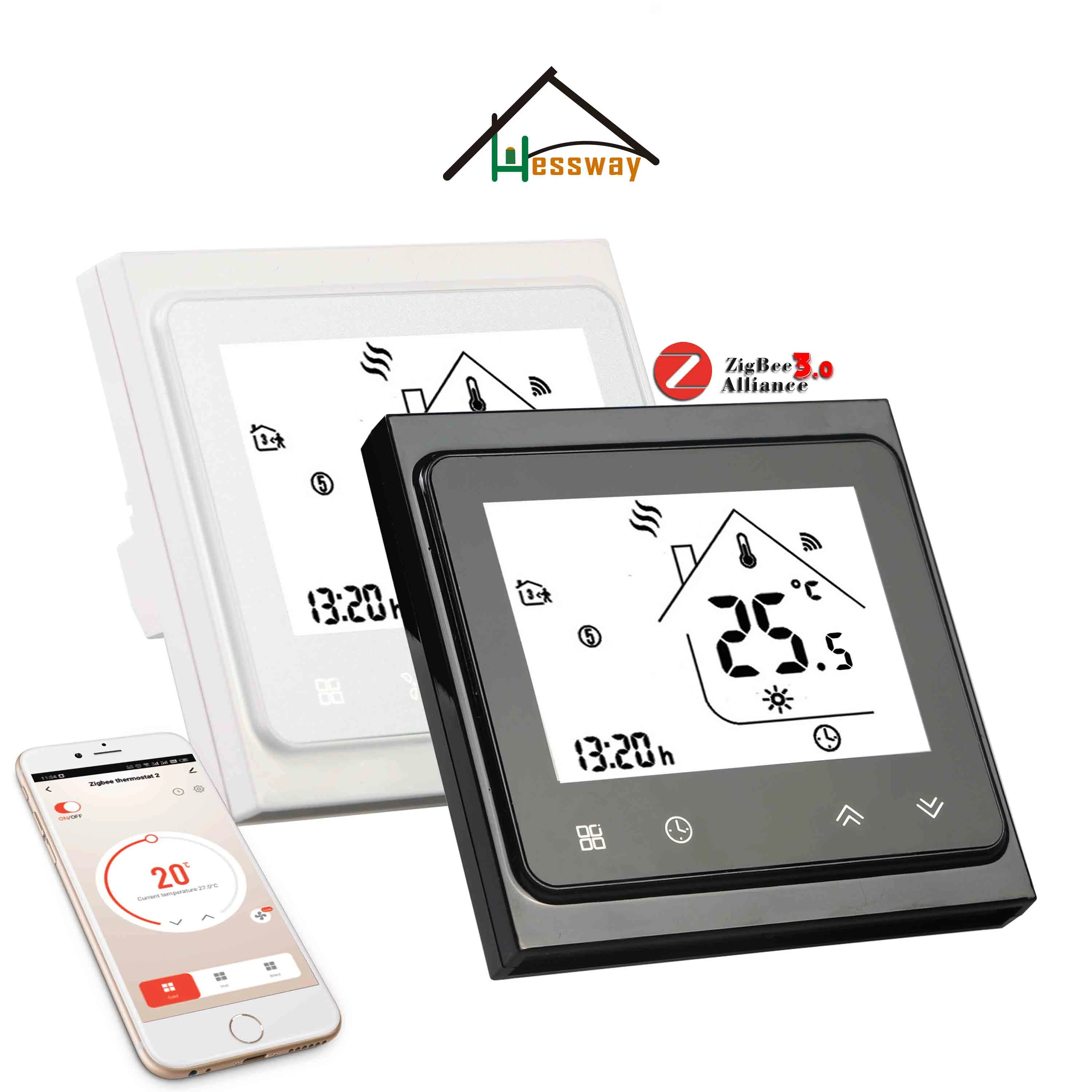 Hessway Tuya Wifi Zigbee Thermostat Valve Fan Control For Cool Heat 2p4p Smart Temperature Control System Aliexpress