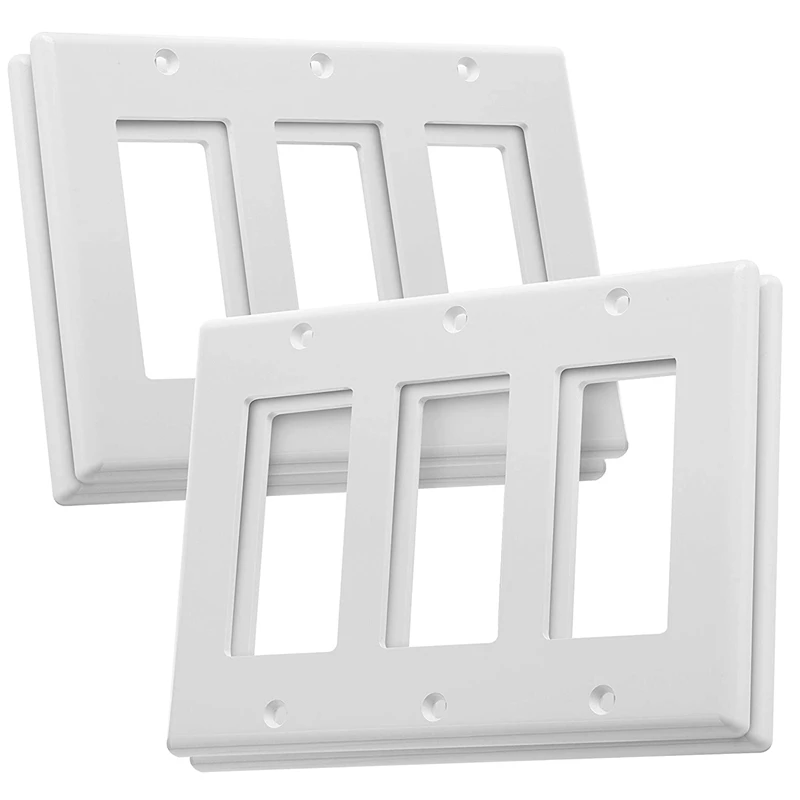 FashionLight Switch Cover, Switch Plate Covers, Pack of 10, Single