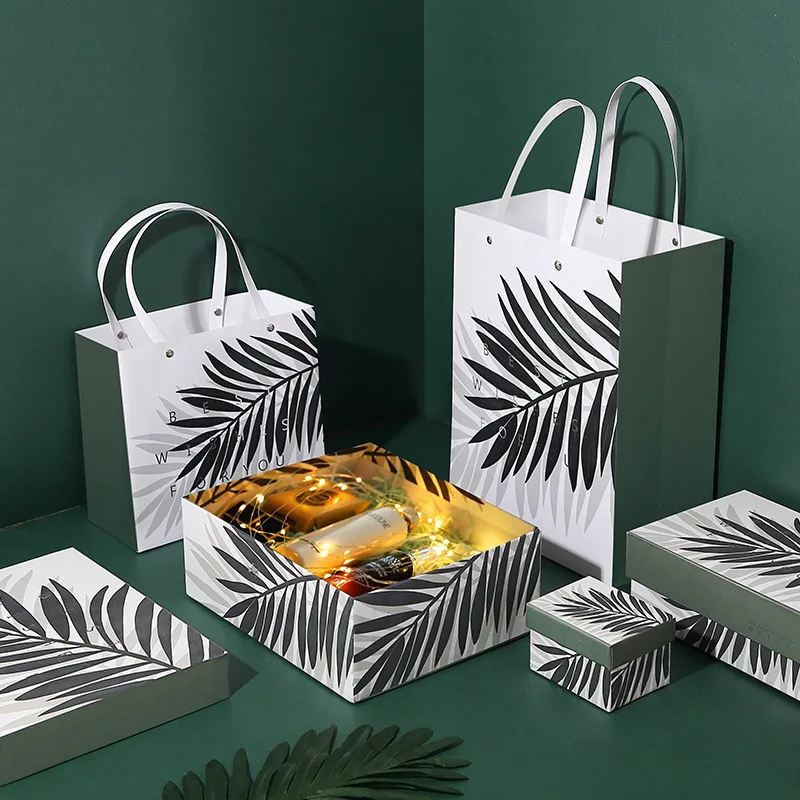 Nordic high-end Подарочная Коробка прямоугольная для бумажных мешков для подарков Упаковочная коробка вечерние свадебные сувениры Подарочная коробка Кахас де коробка bolsas de pape