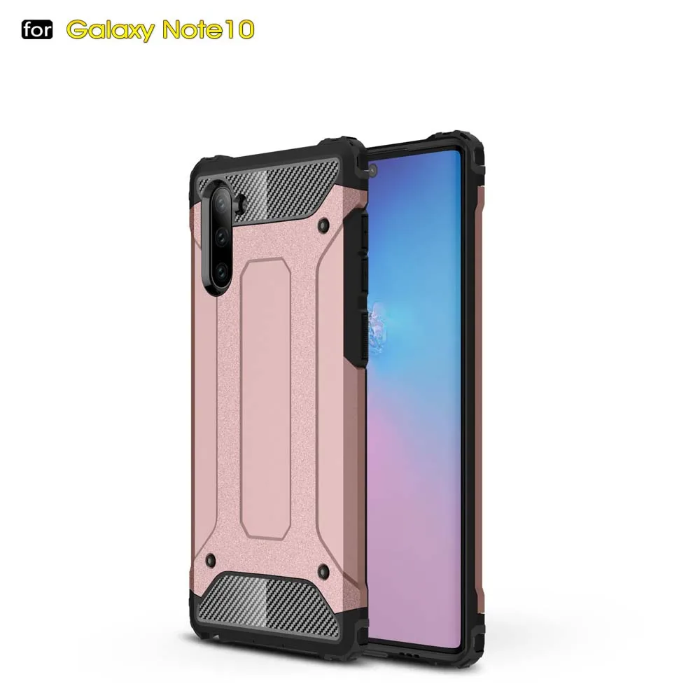 Rose gold Армированный чехол для samsung Galaxy S10 рlus Lite S10 5 г Примечание 10 Pro S7 S6 Edge Plus M30 M20 M10 M30S A6 A8 J6 J4 Plus чехол - Цвет: Rose gold