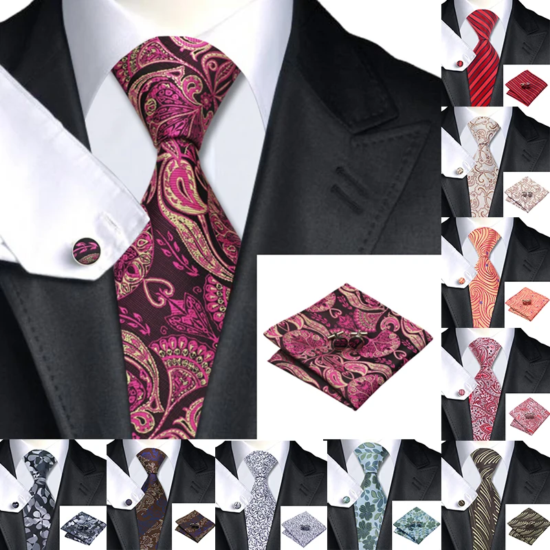 Hi-Tie 100% шелк роскошный мужской галстук в горошек синие галстуки для мужчин