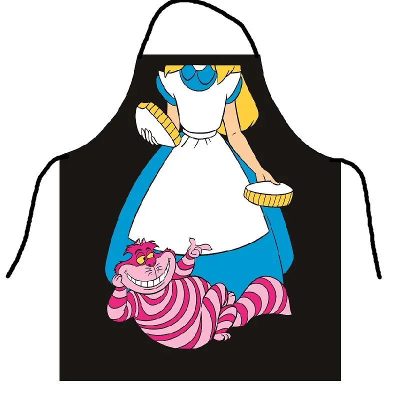 Sexy Apron Creative Kitchen Apron Funny Mermaid Women Aprons Dinner Party Cooking Apron Adult Baking Accessories WQ64