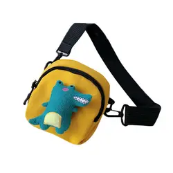 Детская милая сумка через плечо с мультяшным принтом; модная детская сумка-мессенджер для девочек и мальчиков