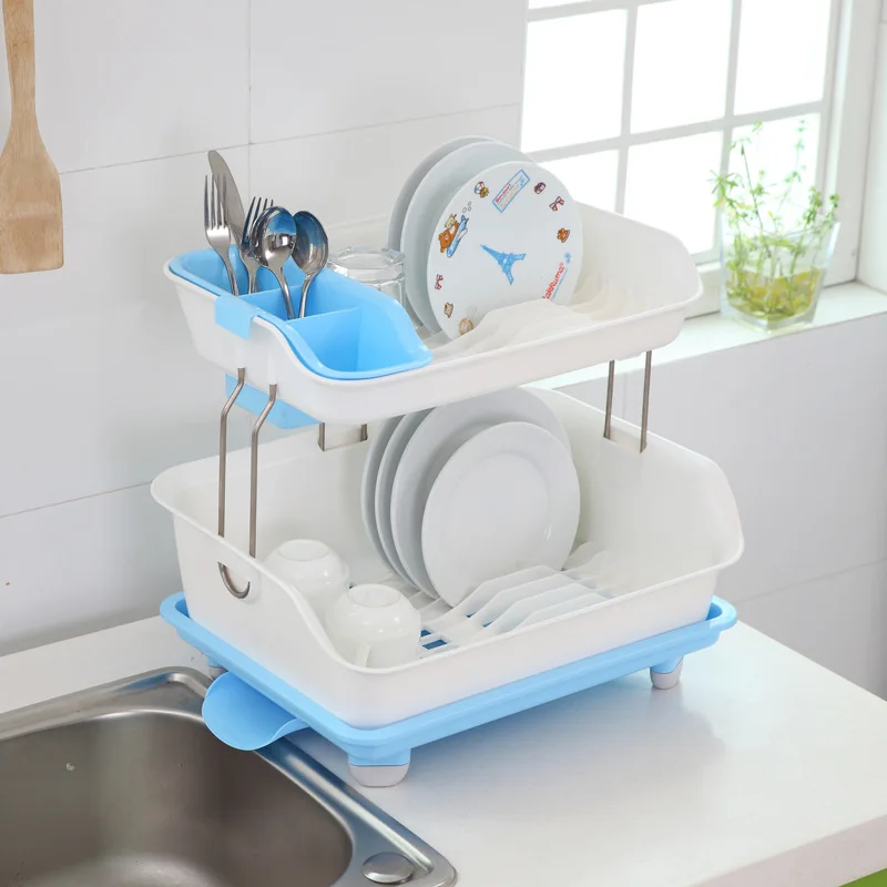 

Multifunctional Dish Drainer Racks Holders Kitchen Utensils Dishes Chopsticks Storage Organizer Dish Shelf Kitchen Accessories