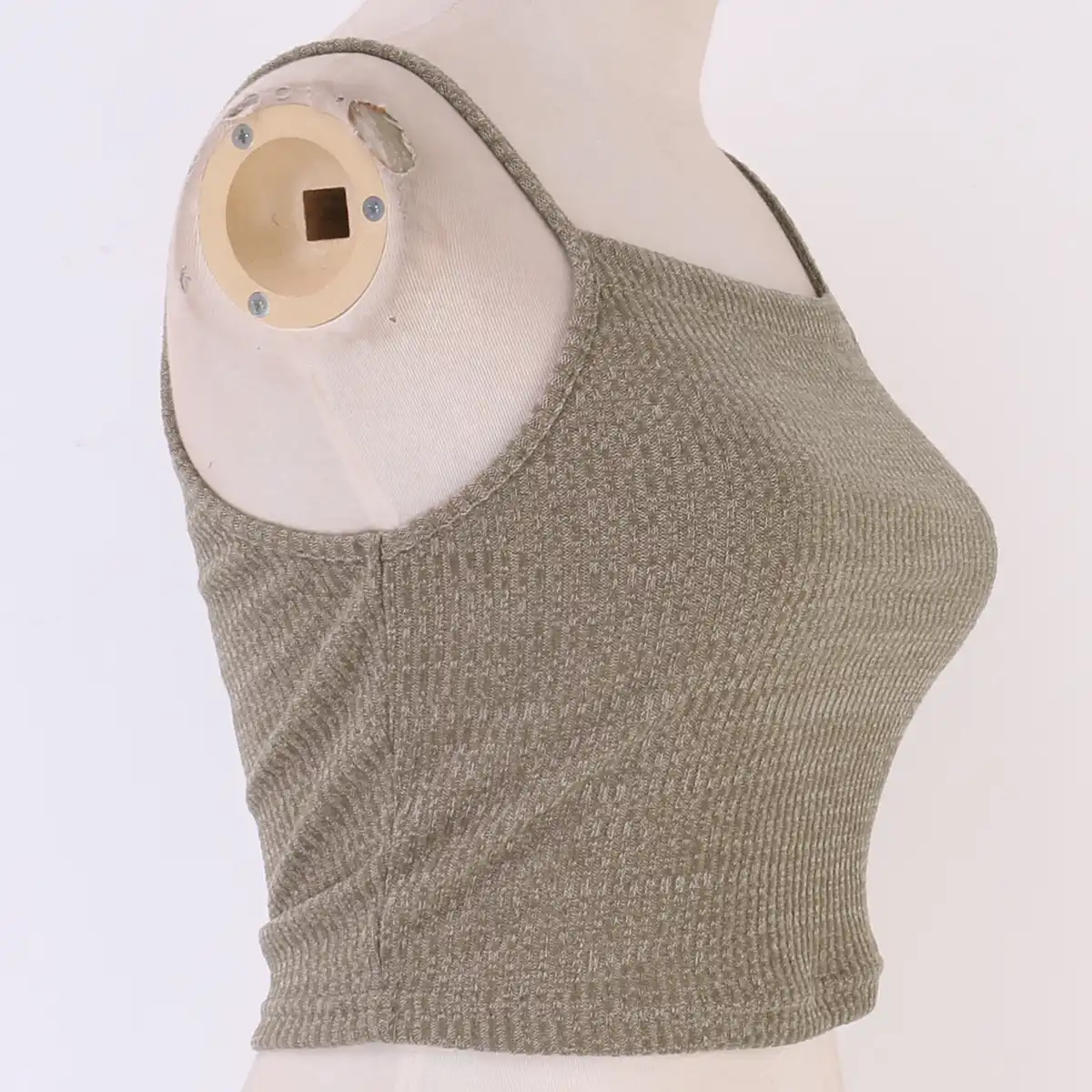 knitted vest crop top