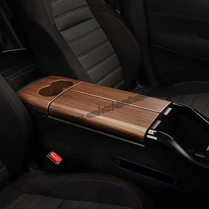 Подходит для Honda CR-V CRV- персиковое дерево зерна центральная консоль подлокотник коробка панель 1 шт