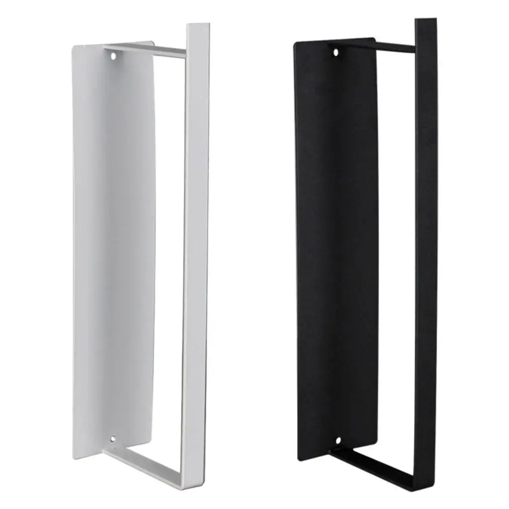 Iron Magnetic Towel Holder Bathroom Storage Towel Storage Shelf Hand Rack Space Saving Single Tier Bar for Bathroom