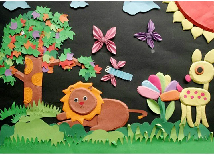 4-K Thick Hard Black And White with Pattern Card Paper White Card Paper Kindergarten Children Handmade DIY for Making Painting P