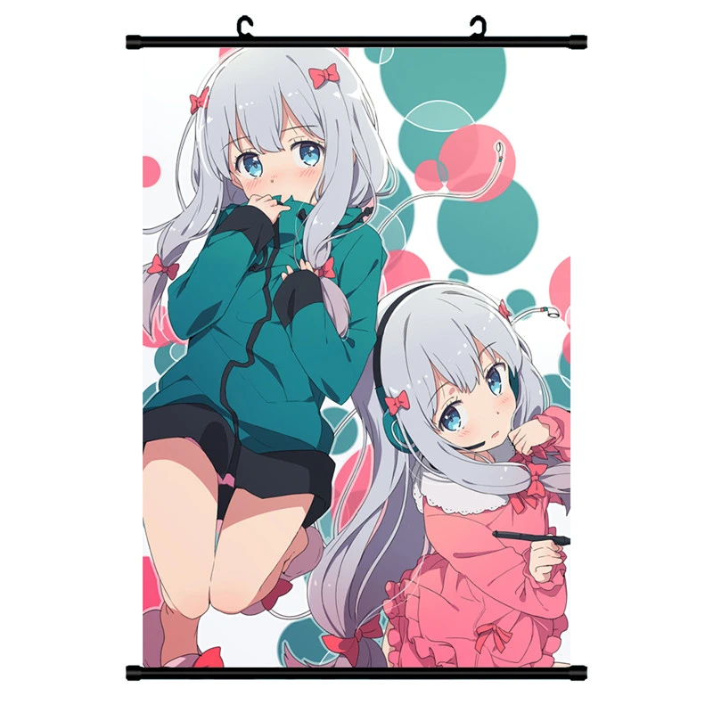 日本の装飾画 アニメエロマンガセンセイ高サゴトモエマサムーンizumi Sagiri 家の装飾 壁のポスター 絵画 書道 Aliexpress