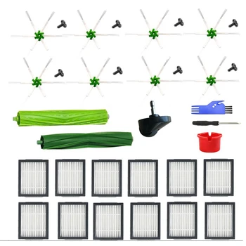 

26PCS Vacuum Cleaner Replacement Parts Hepa Filter Side Brush for IRobot Roomba E5 E6 I7 I7+ Vacuum Cleaner Accessories