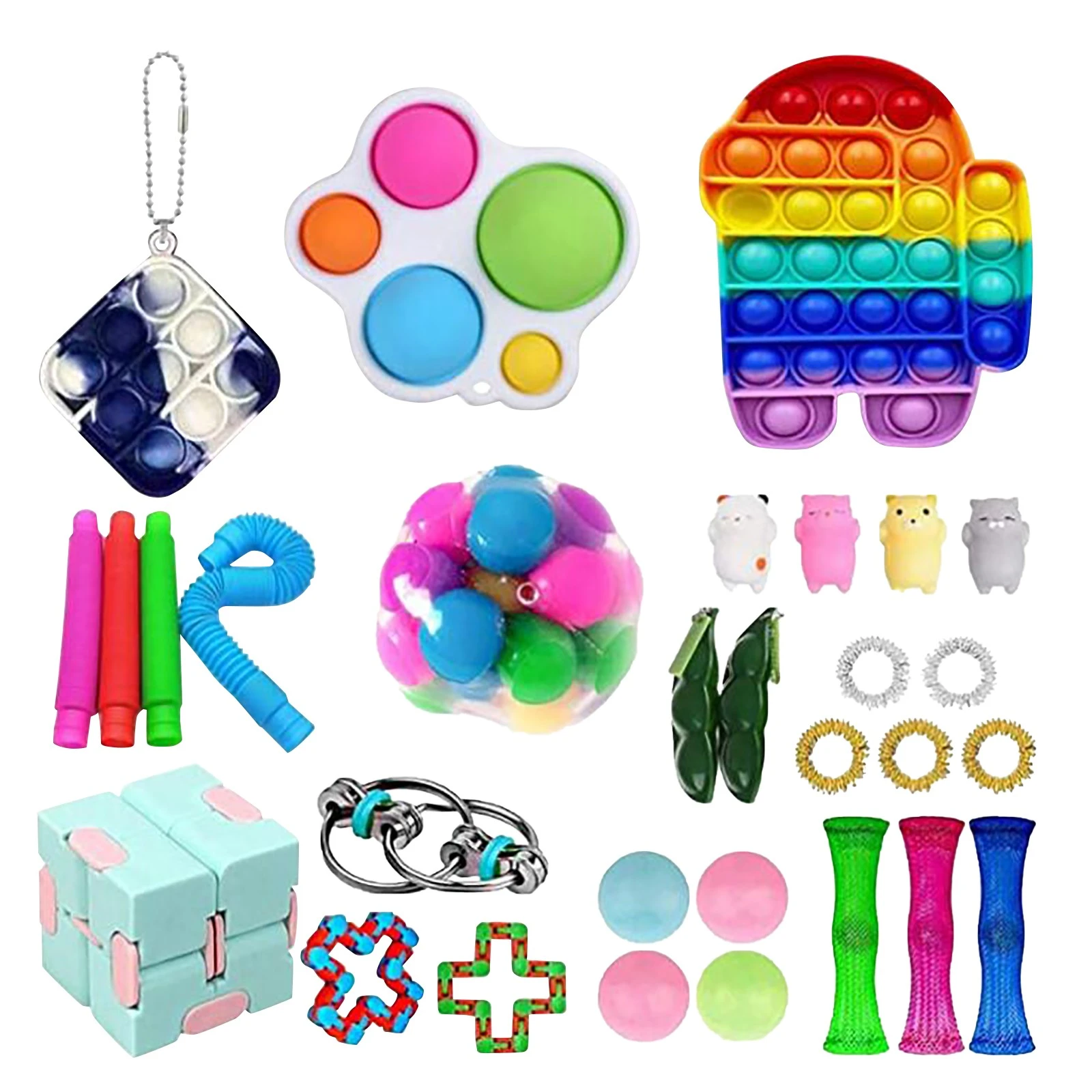 子供と大人のためのストレス解消おもちゃ にきびのストレス解消 胸の緩和 Squeeze Toys Aliexpress