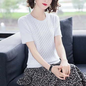 

Summer mint 2020 short sleeve t shirt Women Top Garment