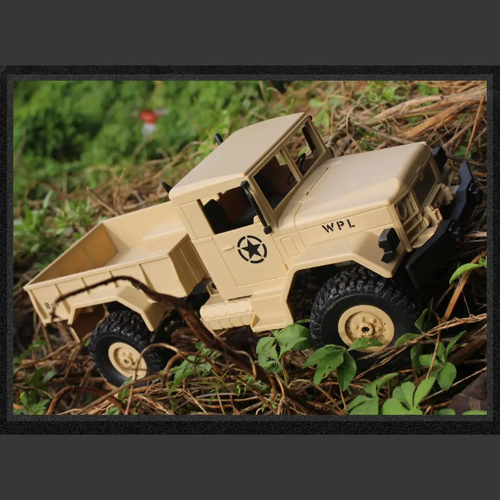 B-14 1/16 2.4GHz RC Crawler Off-road Military Truck Car with Headlight RTR Automatic Vehicle Toys Car for Children Gifts HOT