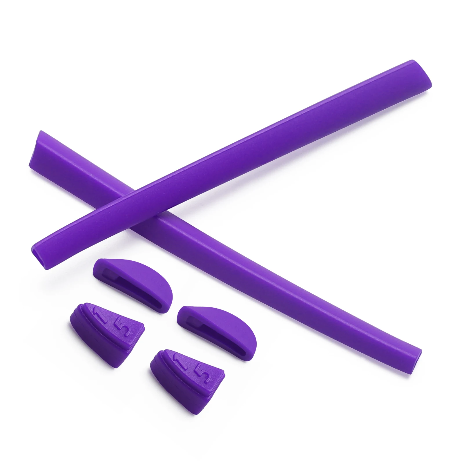 Purple PapaViva резиновый комплект сменные носки с ушками и носоупоры для аутентичных солнцезащитных очков Romeo 2 - Цвет: Purple