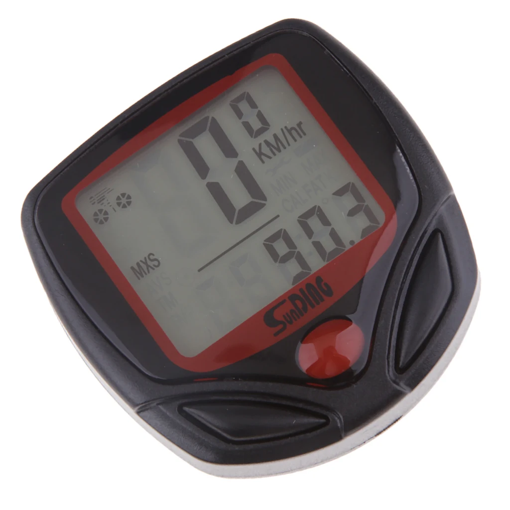 Waterproof Motorcycle Odometer Speedometer Tachometer Gauge LCD Digital Kit