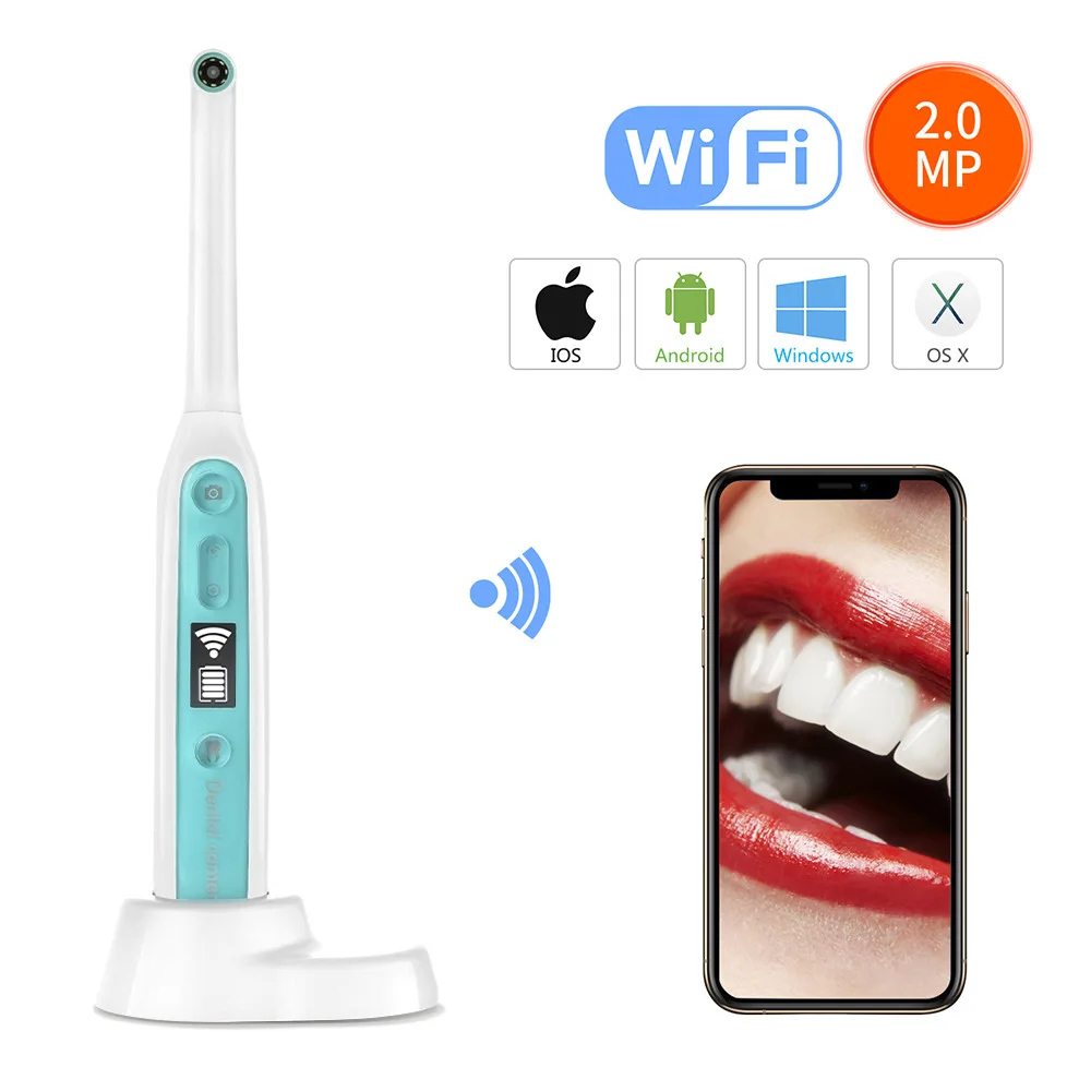 Беспроводной стоматологический эндоскоп с Wi-Fi HD интраоральная камера для