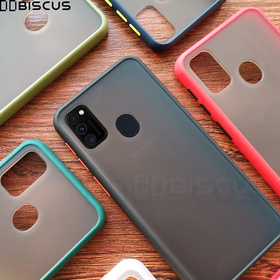 Контрастный Мягкий ТПУ Матовый Жесткий чехол для Huawei Y9S Y5P Y6P Y8P Y5 Prime 2018 Honor 30S 30 20S 20