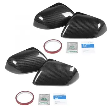 

1 Pair Carbon Fiber Rearview Mirror Cover Trim Fit for Ford Mustang All Model 2014 2015 2016 2017 2018 Auto Accessories New