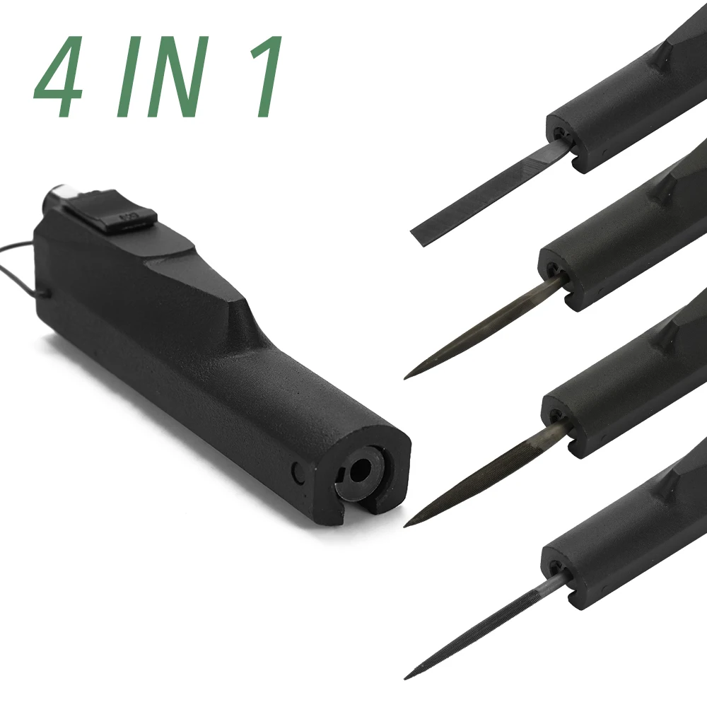 

1pcs Air Pneumatic Air File+4pcs File Filing Grinding Tool 3700rpm 1/4" For Grinding And Polishingof Welding Process