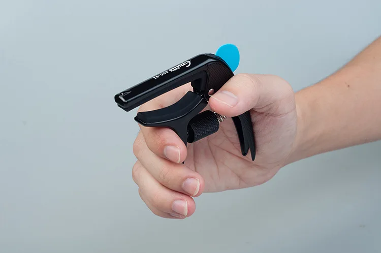 Joyo Qiao le cegar Revolver signaty Edition для гитары из бакелитовой смолы Capo регулируемая интенсивность с кожаным корпусом Diacritical Guitar Cli