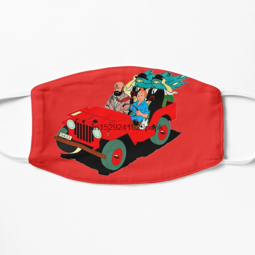 Dust Mask With Filter Tintin's car - Tintin (Adventures of Tintin) Mouth Face | Аксессуары для одежды