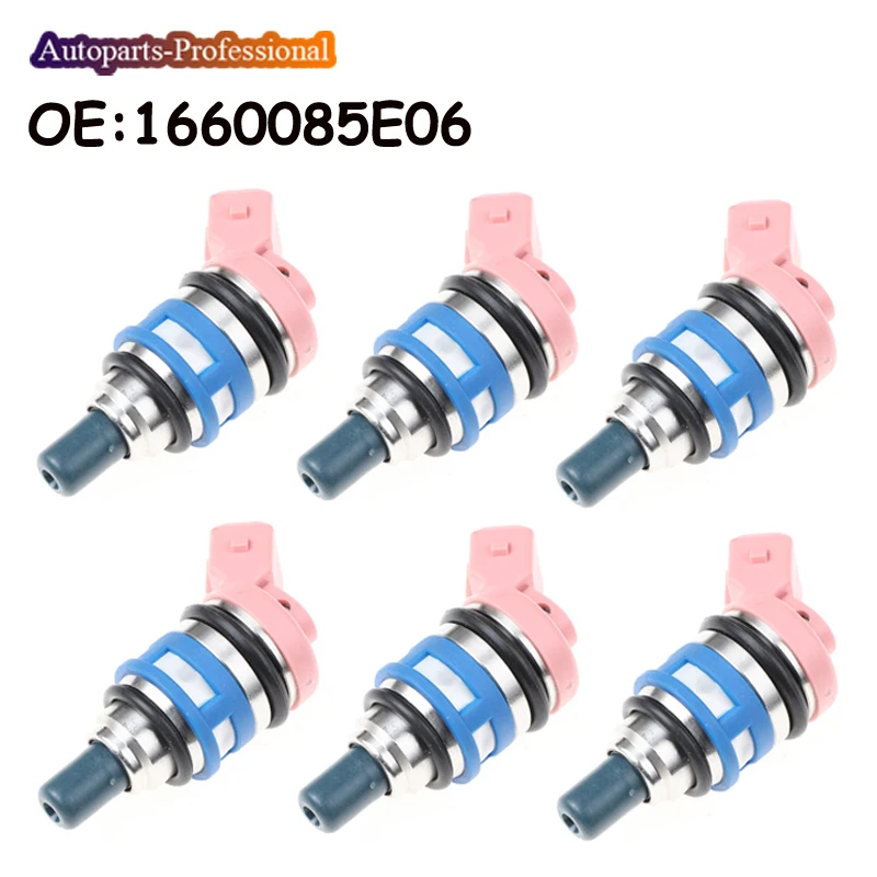 

6 Pcs/lot Auto accessorie Fuel Injector For Nissan Maxima II (J30) 3.0 i Saloon 1988-1994 1660085E06 16600-85E06