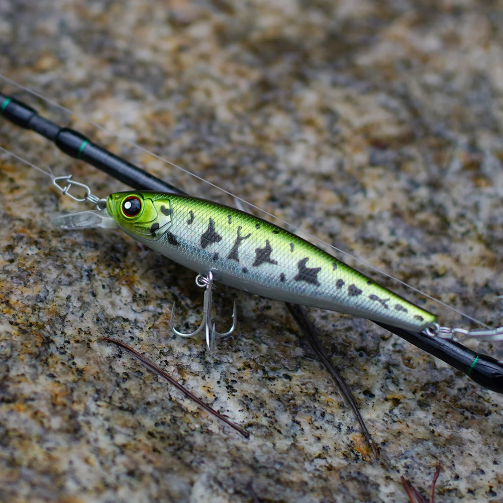 BassLegend Fishing Suspending Jerkbait Squad Balisong Minnow Bass Pike Forellenköder 100 SP Rasselklang 100 mm 17 g – Detail 8