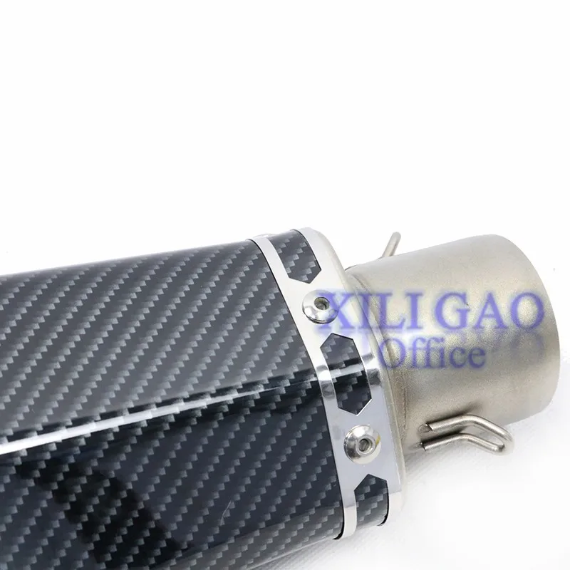 Для yoshimura akrapovic выхлопная труба moto rcycle копия Поддельные углеродного волокна глушитель 36 мм 51 мм на входе escape moto DB убийца Универсальный