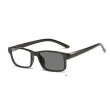 Квадратные фотохромные готовые очки для близорукости светочувствительные хамелеоны антибликовые меняющие цвет линзы очки по рецепту FML