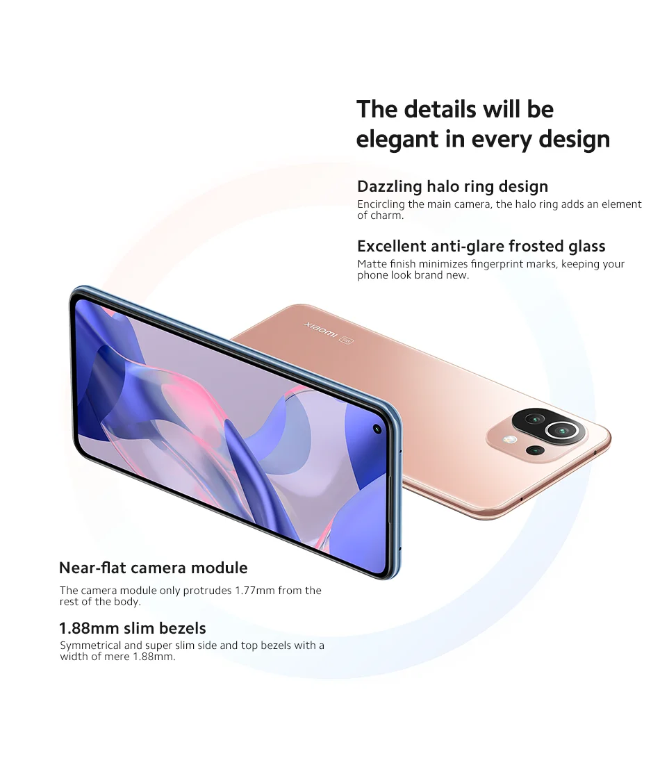 Global Version Xiaomi 11 Lite 5G NFC Smartphone 128GB/256GB Snapdragon 778G 6.55'' AMOLED Octa Core 90Hz 64MP 33W Fast Charge 8gb ram ddr4