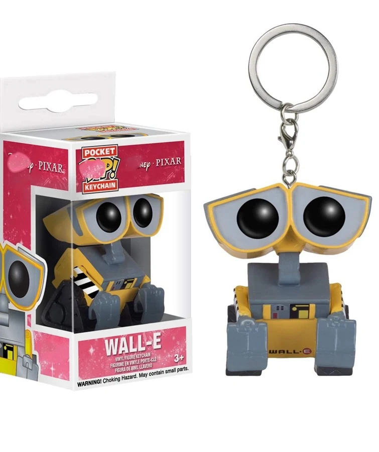 wall-e Карманный Брелок фигурка странные вещи Рик и Морти Драконий жемчуг Сон Гоку Вегета наруто одна деталь виниловые куклы Карманный Брелок-открывалка - Цвет: wall-e