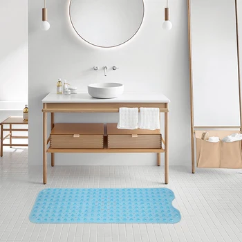 

Bathroom Bathtub Non-slip Bath Mat 99*39cm Blue