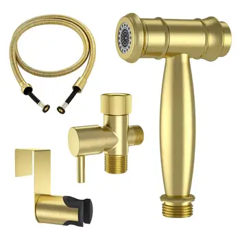 

Handheld Bidet Sprayer for Toilet Multi-Function Hand Held Sprayer Shattaf Bathroom Attachment Portable Bidet Sprayer with Hose