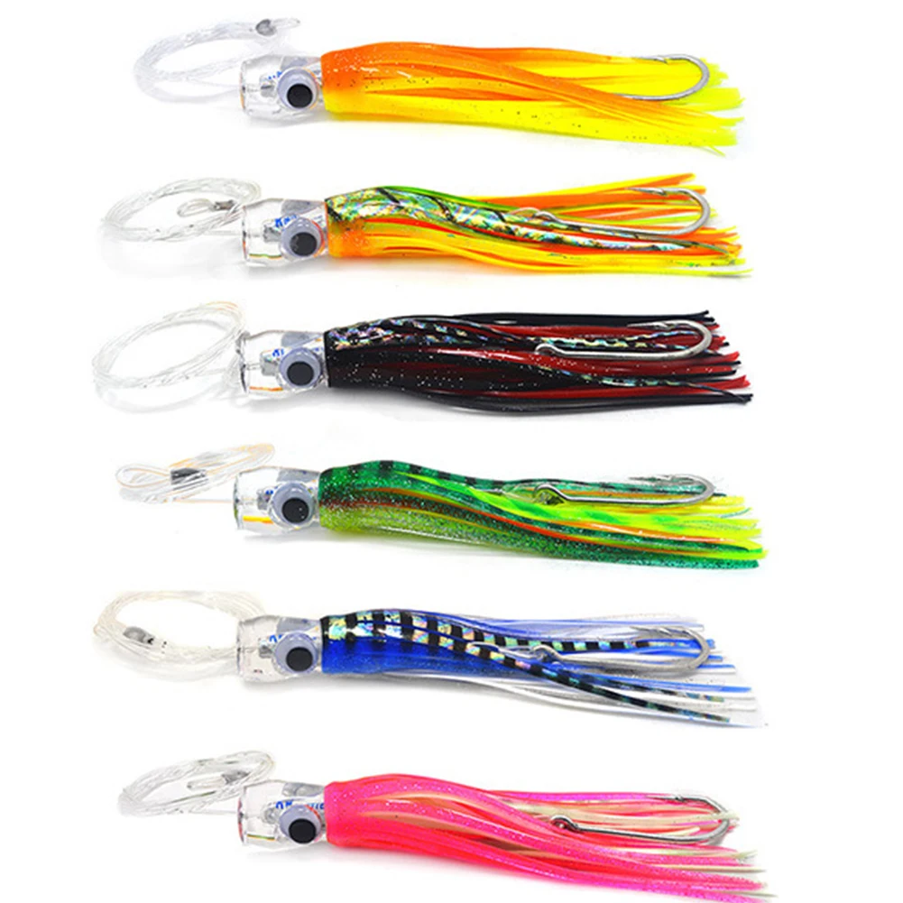 

6pcs Acrylic Soft Saltwater Mini Marine Lakes Fishing Lure Set Outdoor Sports Reusable Fake With Bag Artificial Bait River