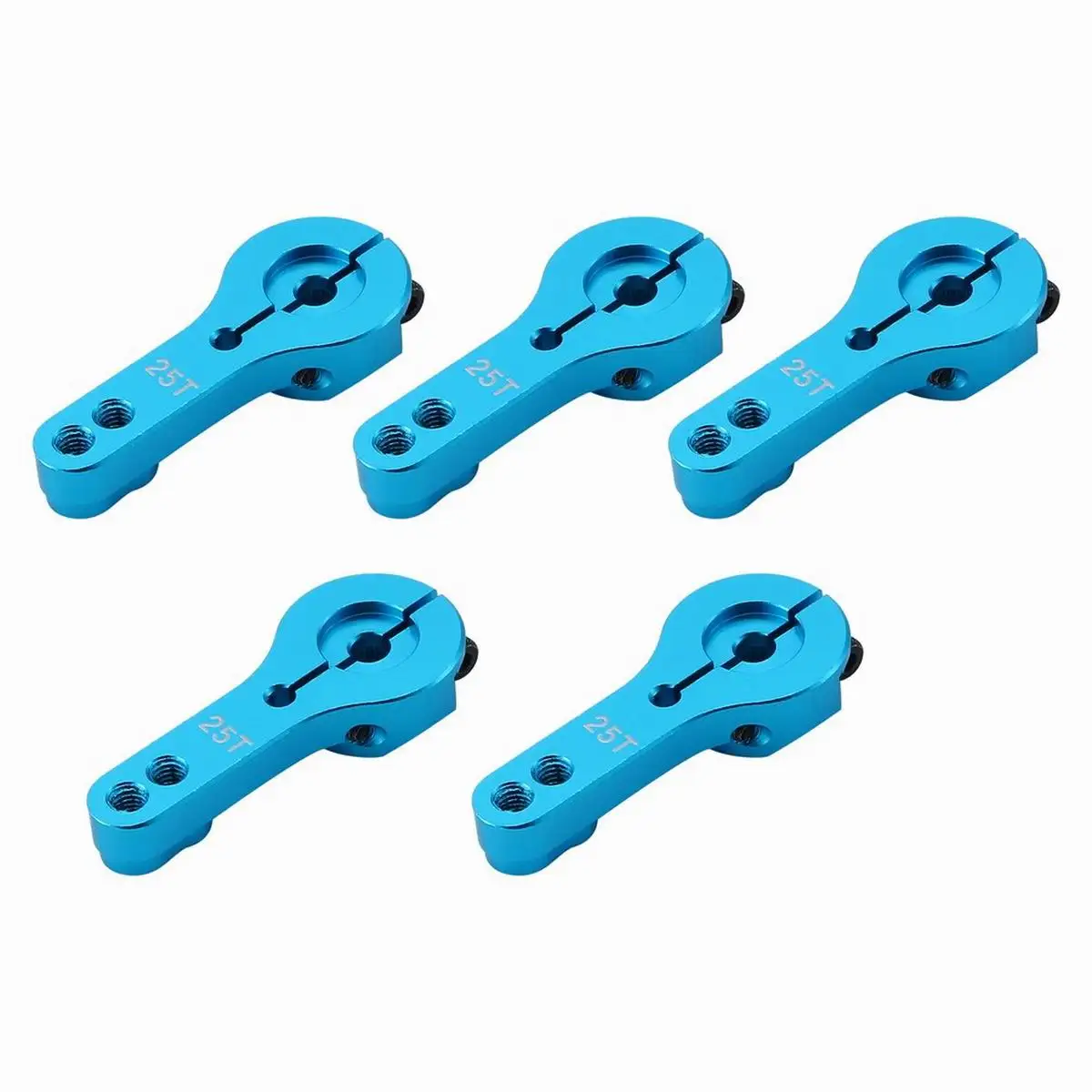 5 x Серводвигатель 25T полуразмер металлический рокер для HSP HD Power Futaba Axial Savox Xcore Towerpro