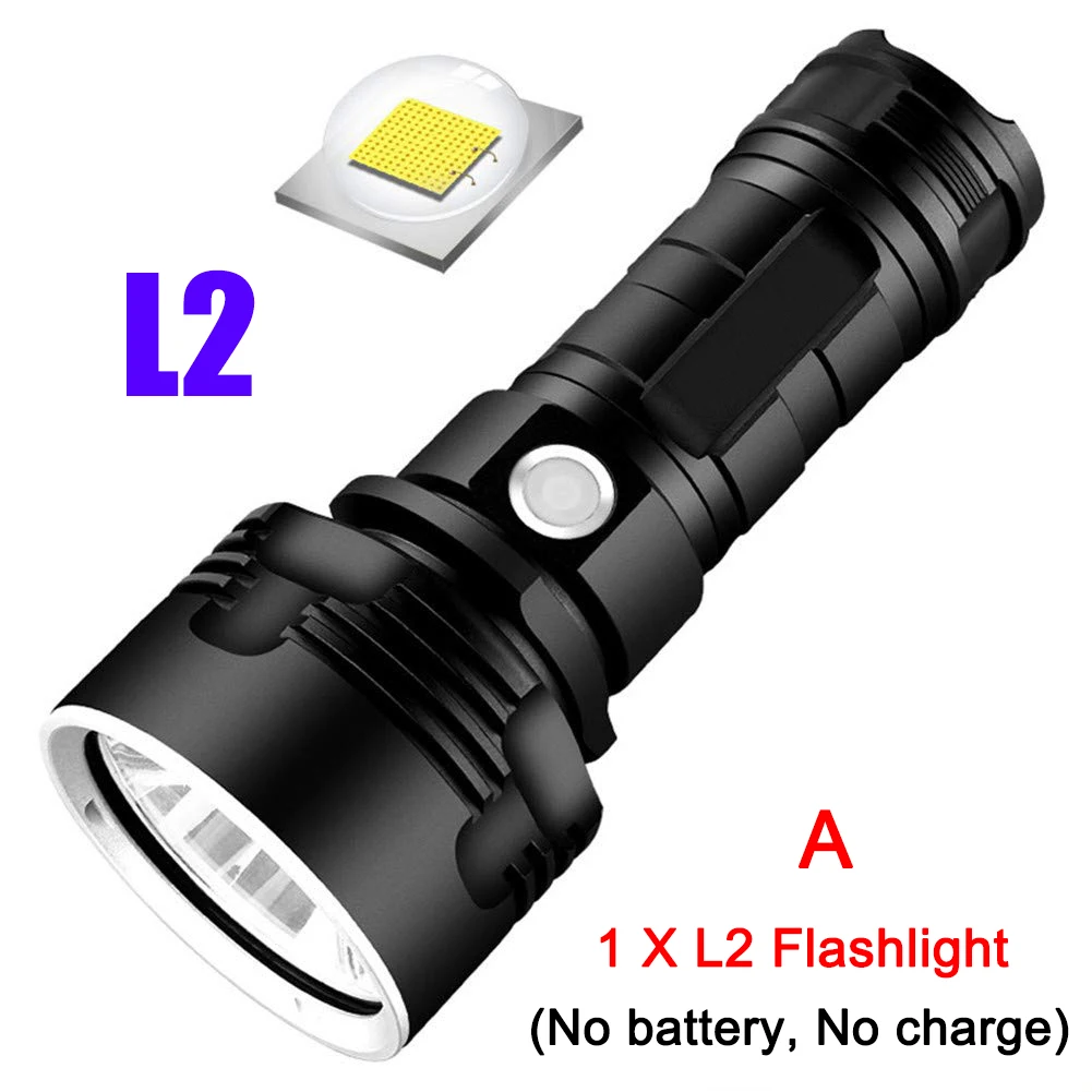 

Newly LED Powerful Flashlight Rechargeable Super Bright Long-range High-power Outdoor Home Searchlight FMS19