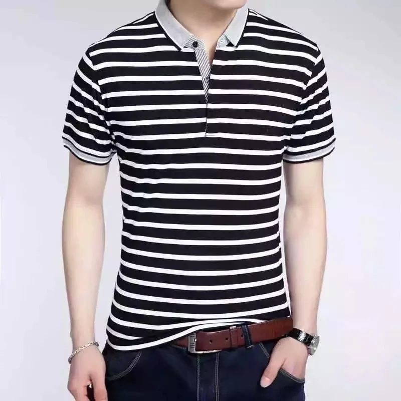 

Мужские повседневные поло из чистого хлопка высокого качества