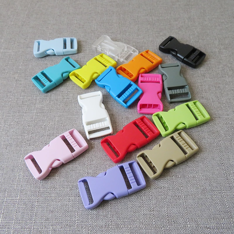 5pcs/lot 20mm colourful Plastic clasp release buckle strap belt for bag pet dog collar necklace bracelet sewing accessory | Дом и сад